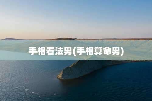 手相看法男(手相算命男)