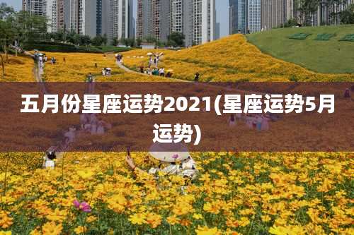 五月份星座运势2021(星座运势5月运势)