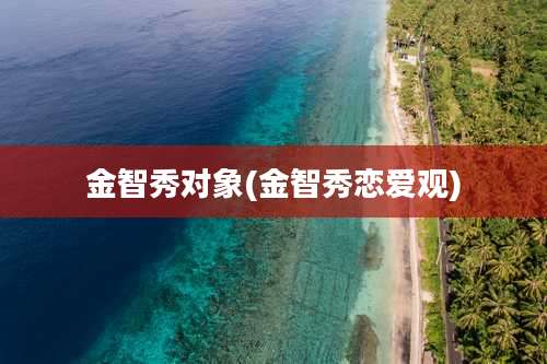 金智秀对象(金智秀恋爱观)