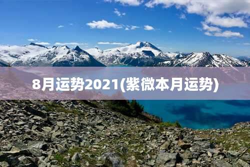 8月运势2021(紫微本月运势)