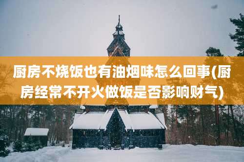 厨房不烧饭也有油烟味怎么回事(厨房经常不开火做饭是否影响财气)