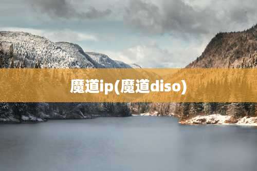 魔道ip(魔道diso)