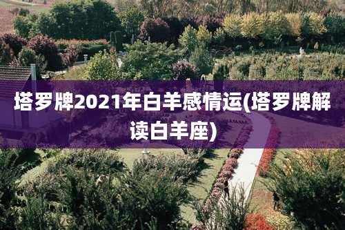 塔罗牌2021年白羊感情运(塔罗牌解读白羊座)