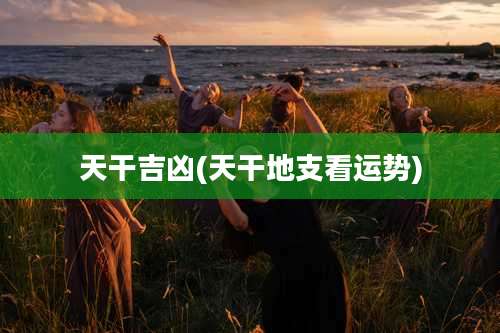 天干吉凶(天干地支看运势)