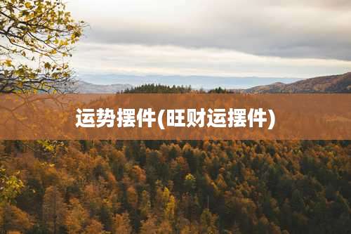 运势摆件(旺财运摆件)