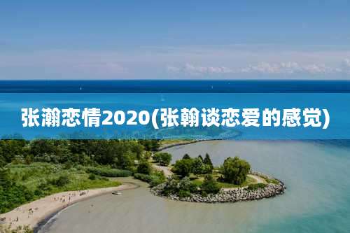 张瀚恋情2020(张翰谈恋爱的感觉)