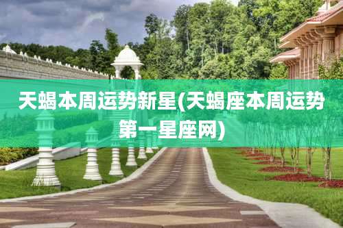 天蝎本周运势新星(天蝎座本周运势第一星座网)