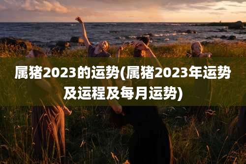 属猪2023的运势(属猪2023年运势及运程及每月运势)