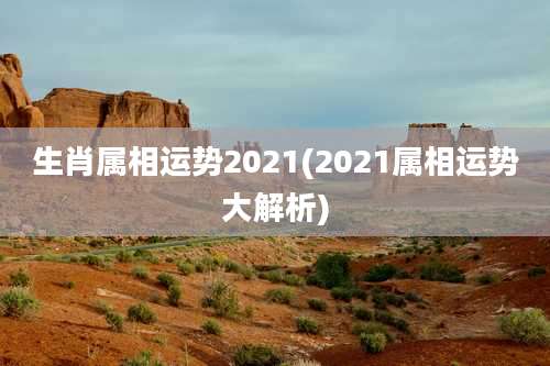 生肖属相运势2021(2021属相运势大解析)