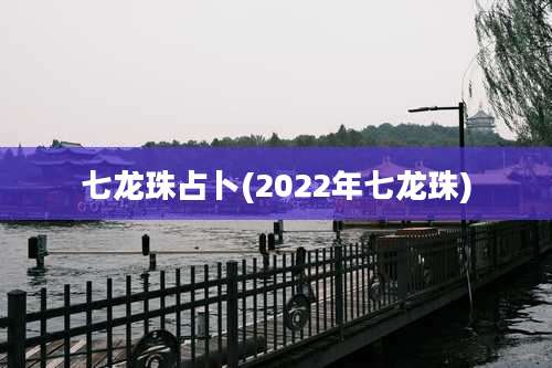 七龙珠占卜(2022年七龙珠)