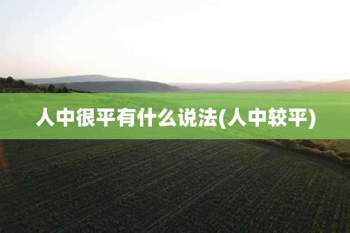 人中很平有什么说法(人中较平)