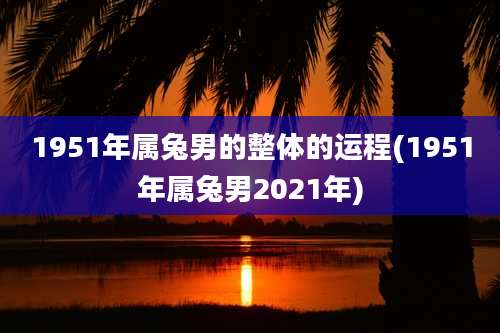 1951年属兔男的整体的运程(1951年属兔男2021年)
