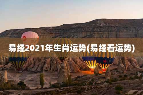 易经2021年生肖运势(易经看运势)