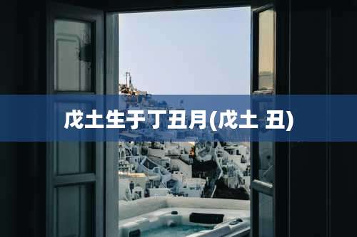 戊土生于丁丑月(戊土 丑)