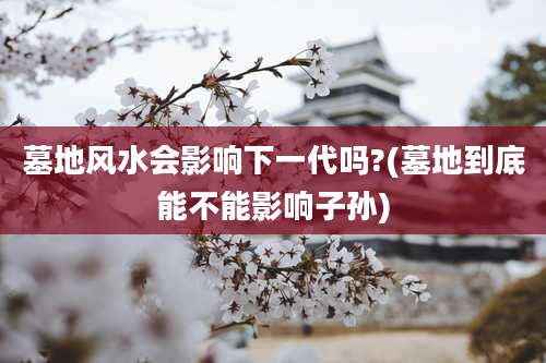 墓地风水会影响下一代吗?(墓地到底能不能影响子孙)