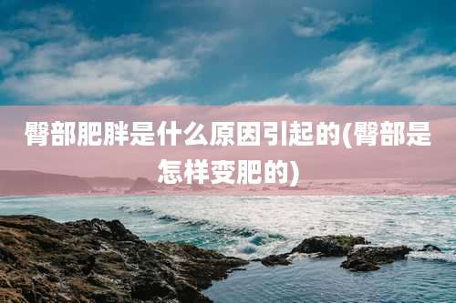 臀部肥胖是什么原因引起的(臀部是怎样变肥的)