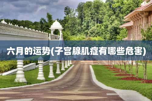 六月的运势(子宫腺肌症有哪些危害)