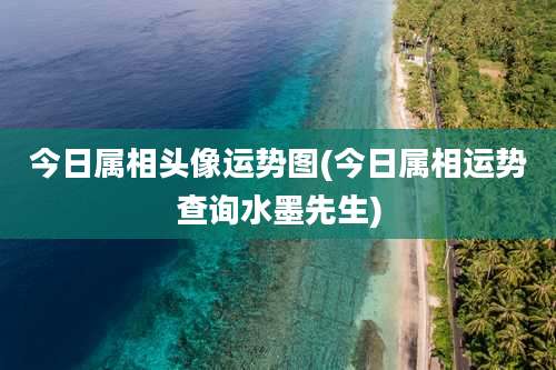 今日属相头像运势图(今日属相运势查询水墨先生)