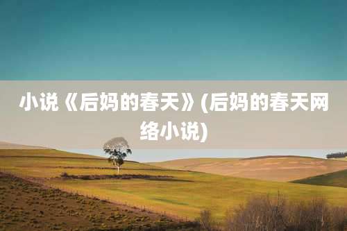 小说《后妈的春天》(后妈的春天网络小说)
