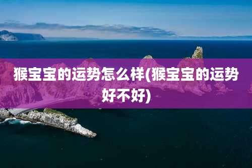 猴宝宝的运势怎么样(猴宝宝的运势好不好)