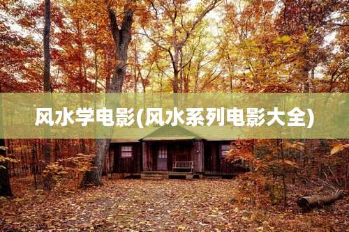 风水学电影(风水系列电影大全)