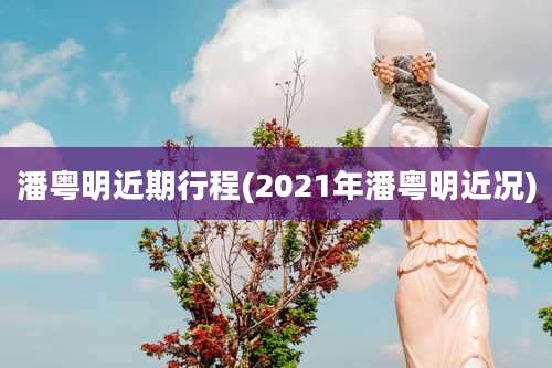 潘粤明近期行程(2021年潘粤明近况)