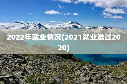 2022年就业情况(2021就业难过2020)