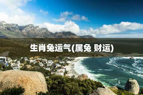 生肖兔运气(属兔 财运)