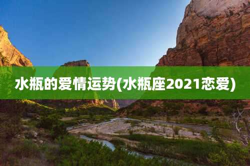 水瓶的爱情运势(水瓶座2021恋爱)