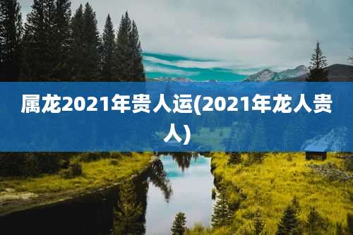 属龙2021年贵人运(2021年龙人贵人)