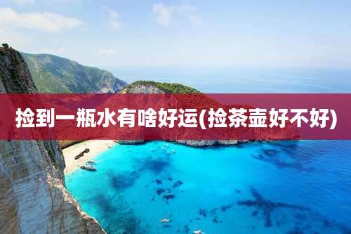 捡到一瓶水有啥好运(捡茶壶好不好)