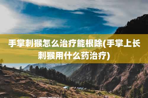 手掌刺猴怎么治疗能根除(手掌上长刺猴用什么药治疗)