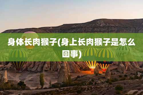 身体长肉猴子(身上长肉猴子是怎么回事)