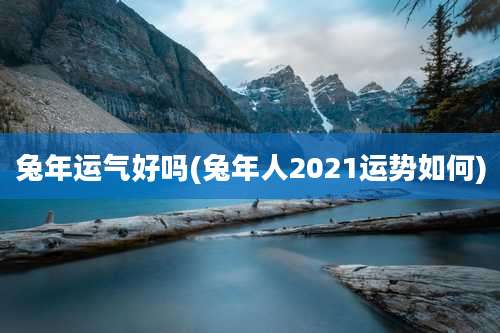 兔年运气好吗(兔年人2021运势如何)