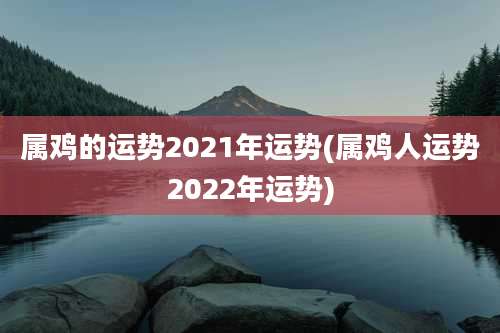 属鸡的运势2021年运势(属鸡人运势2022年运势)