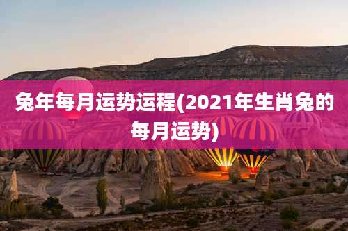 兔年每月运势运程(2021年生肖兔的每月运势)