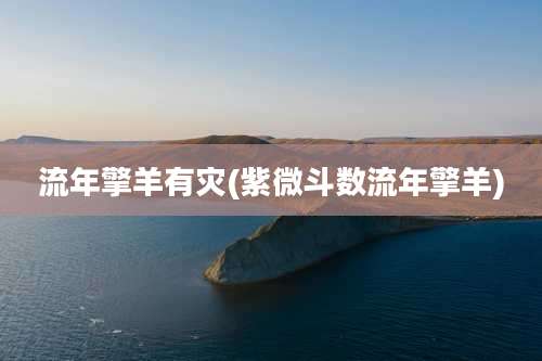 流年擎羊有灾(紫微斗数流年擎羊)