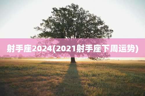 射手座2024(2021射手座下周运势)