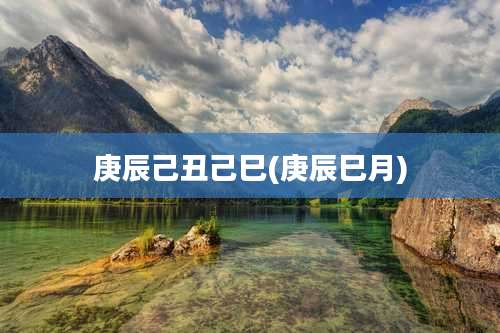 庚辰己丑己巳(庚辰巳月)