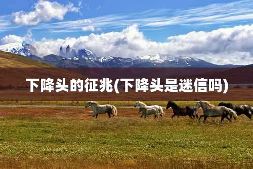 下降头的征兆(下降头是迷信吗)